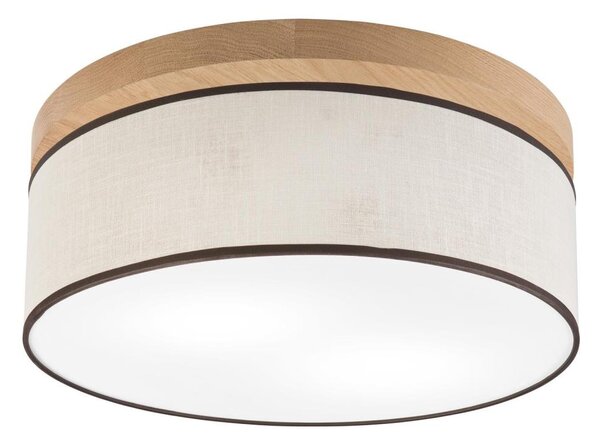 Brilagi - LED Плафон BELLADONNA 2xE27/15W/230V Ø 40 см кремав/дъб