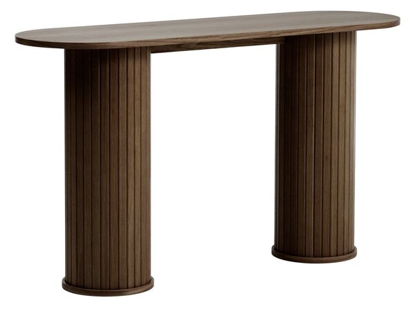 Кафява конзолна маса 40x130 cm Nola – Unique Furniture