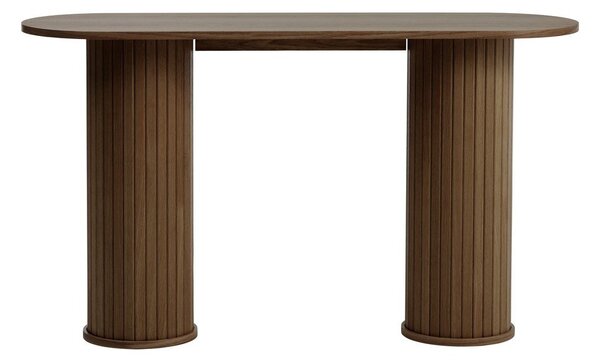 Кафява конзолна маса 40x130 cm Nola – Unique Furniture