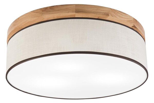 Brilagi - LED Плафон BELLADONNA 3xE27/15W/230V Ø 50 см кремав/дъб