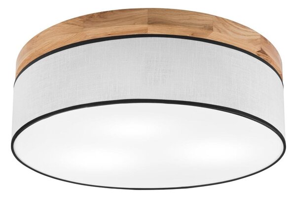 Brilagi - LED Плафон BELLADONNA 3xE27/15W/230V Ø 50 см бял/дъб