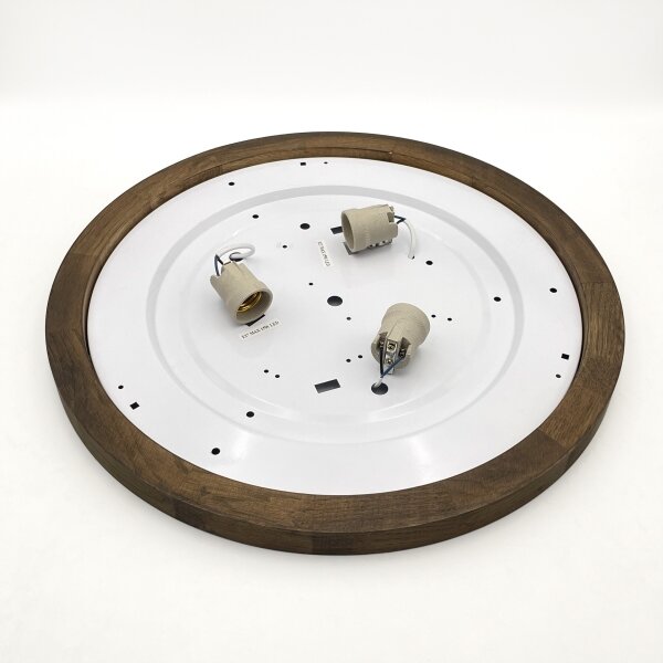 Brilagi - LED таванно осветително BELLADONNA 3xE27/15W/230V, Ø50 см, бяло/дъб ор
