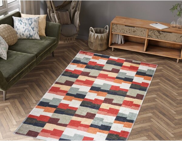 Килим подходящ за пране 60x100 cm Blocks of Fun – Vitaus