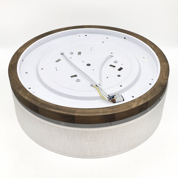 Brilagi - LED таванно осветително BELLADONNA 3xE27/15W/230V, Ø50 см, бяло/дъб ор