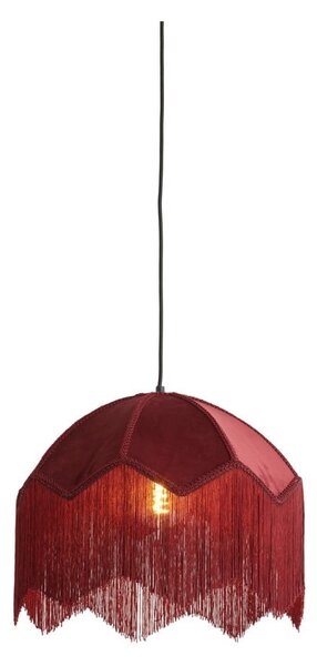 Бордо висящо осветително тяло с текстилен абажур ø 40 cm Malacia – Light & Living