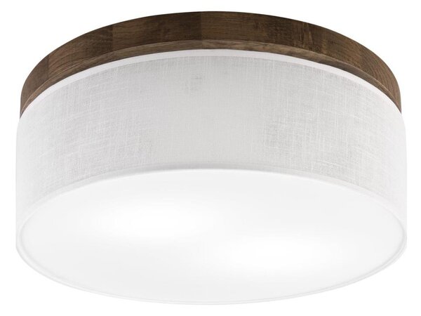 Brilagi - LED таванно осветително BELLADONNA 2xE27/15W/230V, Ø40 см, бяло/дъб