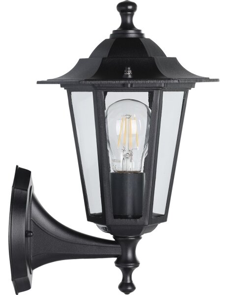 EGLO 22468 - Екстериорна Стенна лампа LATERNA 4 1xE27/60W черна