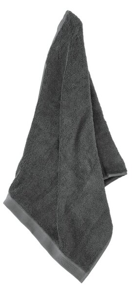 Тъмносива памучна хавлиена кърпа от тери 70x140 cm Comfort – Södahl