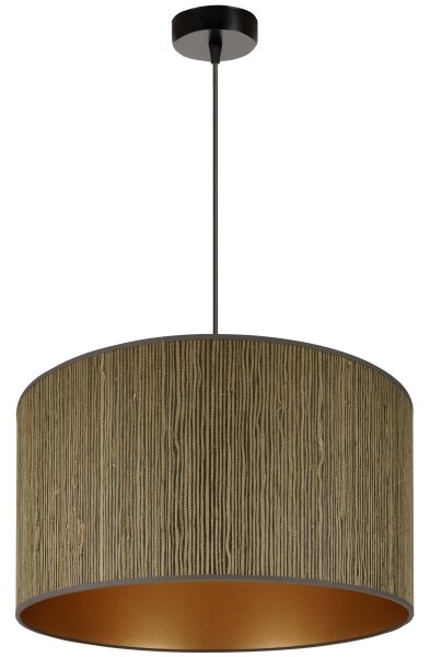 Brilagi - Полилей BOSTON ROLLER 1xE27/15W/230V, Ø 45 см, кафяв/златист
