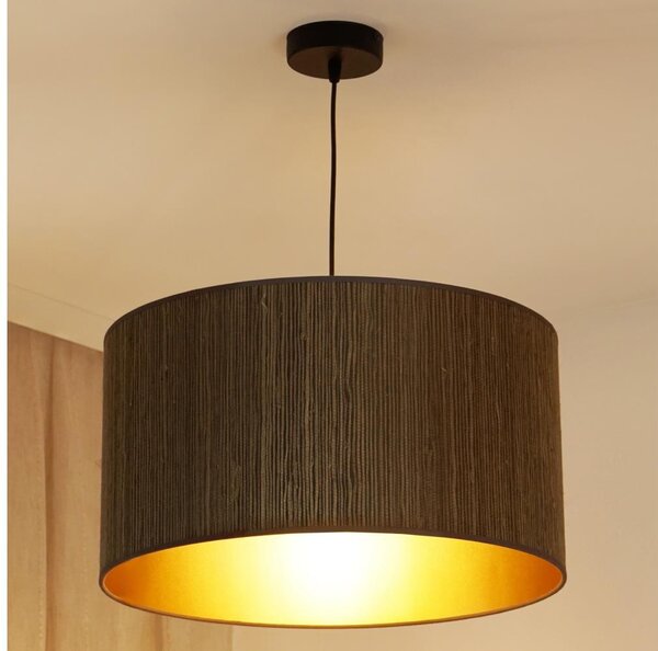 Brilagi - Полилей BOSTON ROLLER 1xE27/15W/230V, Ø 45 см, кафяв/златист