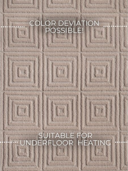 Бежов килим 120x170 cm Perles Tourmaline – Elle Decoration