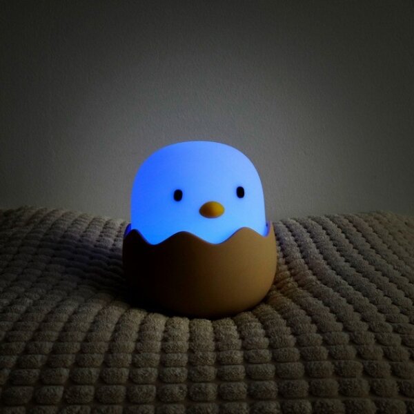 MegaLight - LED RGB регулируема детска лампа EGGY EGG LED/5V с док зарядно