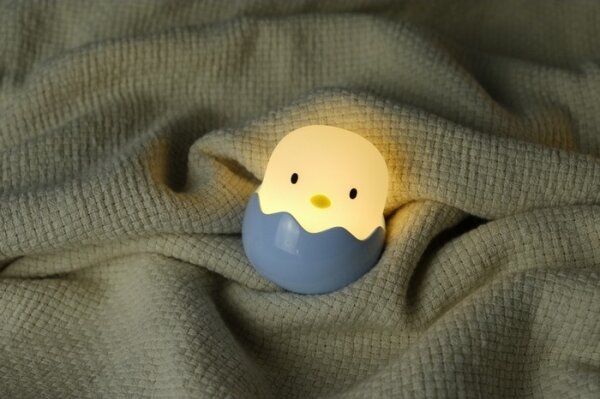 MegaLight - LED RGB регулируема детска лампа EGGY EGG LED/5V с док зарядно