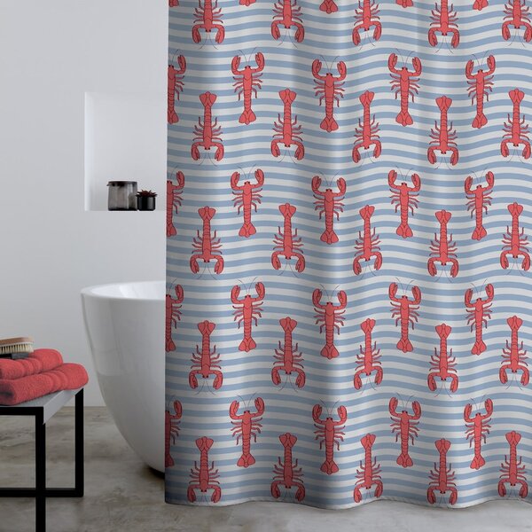 Завеса за душ 180x180 cm Lobster – Catherine Lansfield