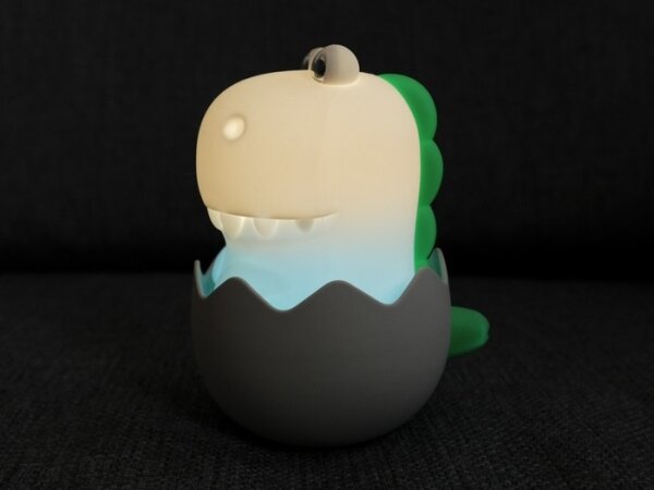 MegaLight - LED RGB Димируем акумулаторен детски докосване лампа DIGGY DINO LED/5V