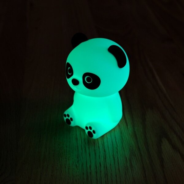 MegaLight - LED RGB Димируем детски докосване лампа PADDY PANDA LED/5V