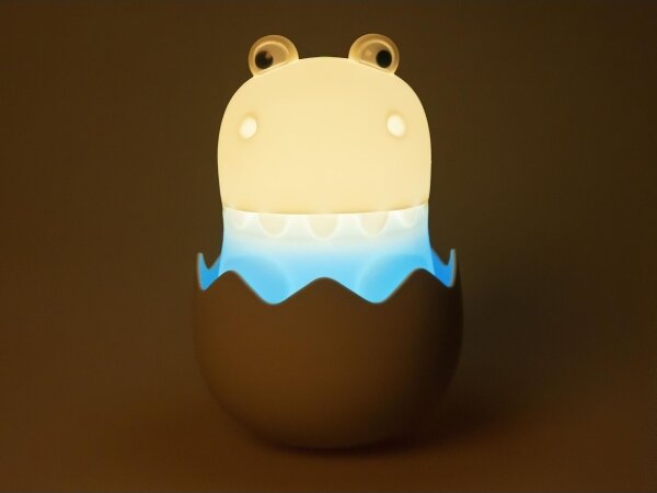 MegaLight - LED RGB Димируем акумулаторен детски докосване лампа DIGGY DINO LED/5V
