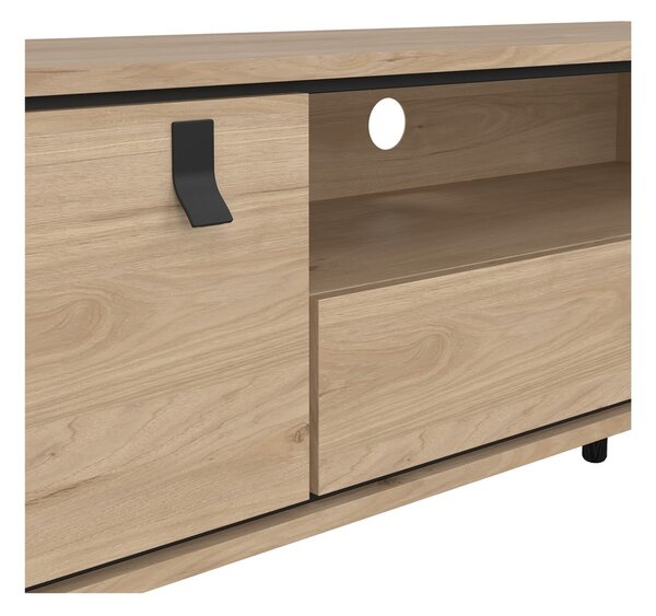 Маса за телевизор от дъбов декор в естествен цвят 150x60x40 cm Ry – Tvilum