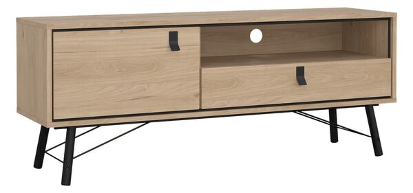 Маса за телевизор от дъбов декор в естествен цвят 150x60x40 cm Ry – Tvilum
