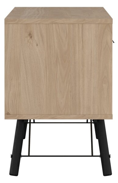 Маса за телевизор от дъбов декор в естествен цвят 150x60x40 cm Ry – Tvilum