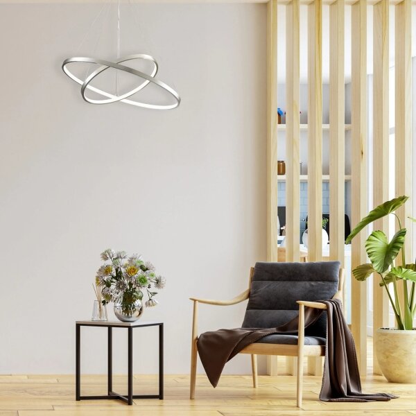 LED Пендел LEA LED/35W/230V 4000K Ø 60 см хром