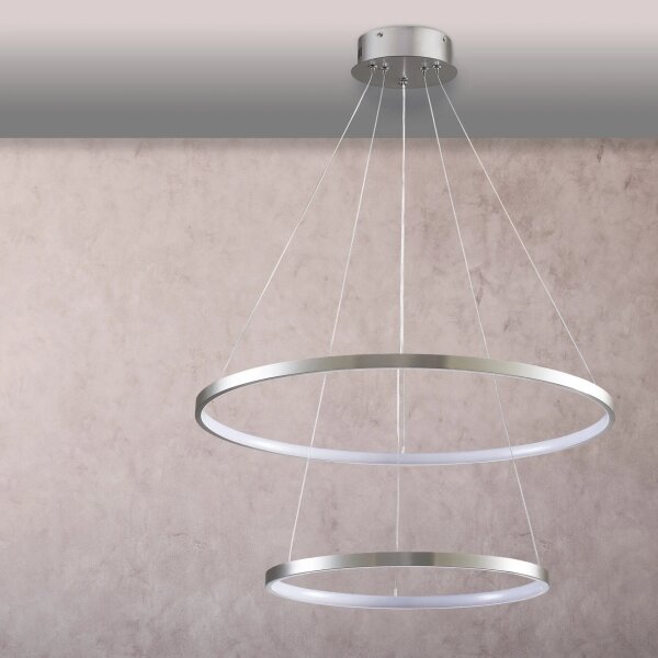 LED Пендел LEA LED/35W/230V 4000K Ø 60 см хром