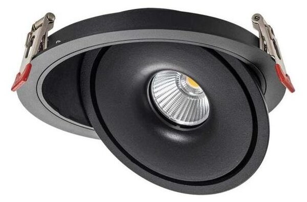 LED вградено осветително тяло 20W 230V 3000/4000/6400K Ø16,5 см черно