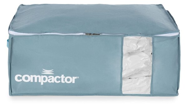 Вакуумна пластмасова кутия за съхранение на дрехи 65x45x27 cm Blue Edition – Compactor