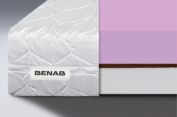Твърд/средно твърд детски матрак с пяна с две лица 90x200 cm Coco Dreamer – BENAB