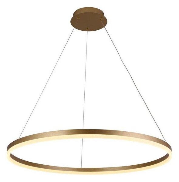 Brilagi - Димируем LED полилей на кабел CIRCLE LED/55W/230V 3000-6500K златист + дистанционно управление