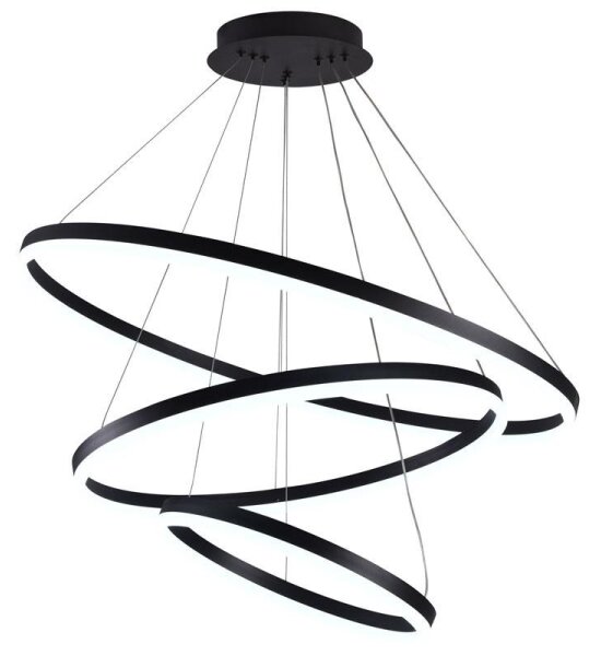 Brilagi -LED димируем полилей на кабел CIRCLE LED/125W/230V 3000-6500K черен+дистанционно управление