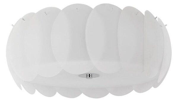 Ideal Lux - Таванно осветително тяло OVALINO 8xE27/60W/230V Ø 53,5 см бяло