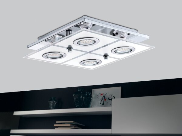 EGLO 30931 - LED Лампа за таван CABO 4xGU10/3W/230V