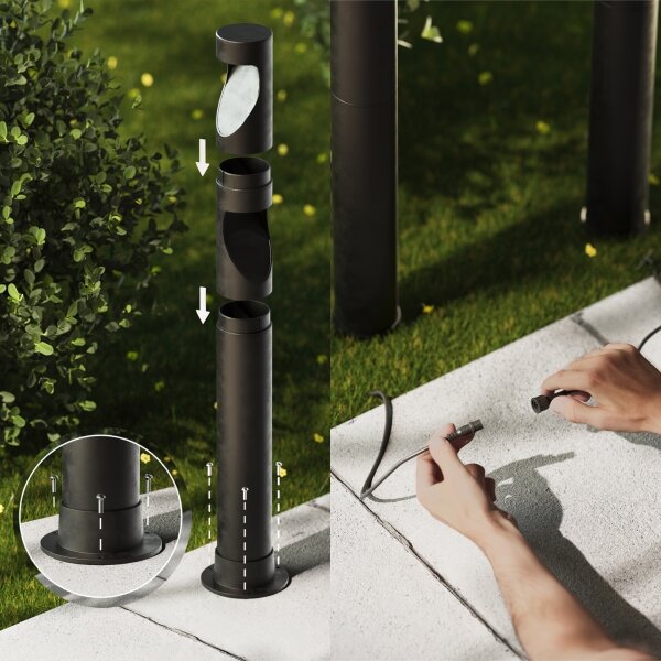 Philips - LED Екстериорна лампа GARDENLINK DESI LED/1,5W/24V 2700K IP44
