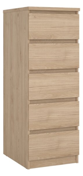 Скрин от дъбов декор в естествен цвят 40x111x50 cm Naia – Tvilum