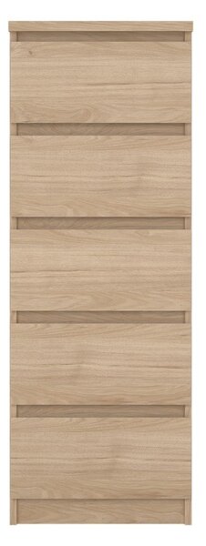 Скрин от дъбов декор в естествен цвят 40x111x50 cm Naia – Tvilum