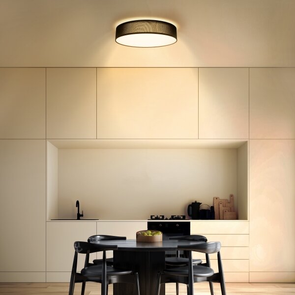 Solight WO8014 - LED Димируем плафон PENLEY LED/48W/230V+RC Ø 40 см черен
