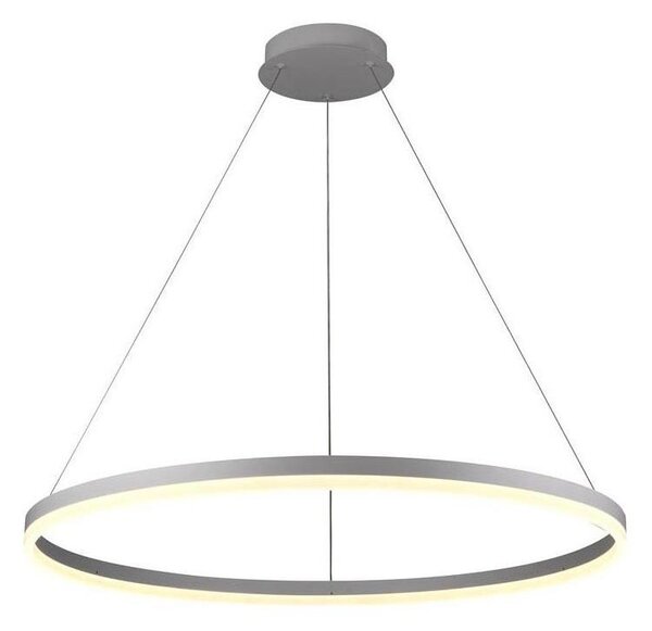 Brilagi -LED Димируем полилей на кабел CIRCLE LED/55W/230V 3000-6500K сребрист + дистанционно управление