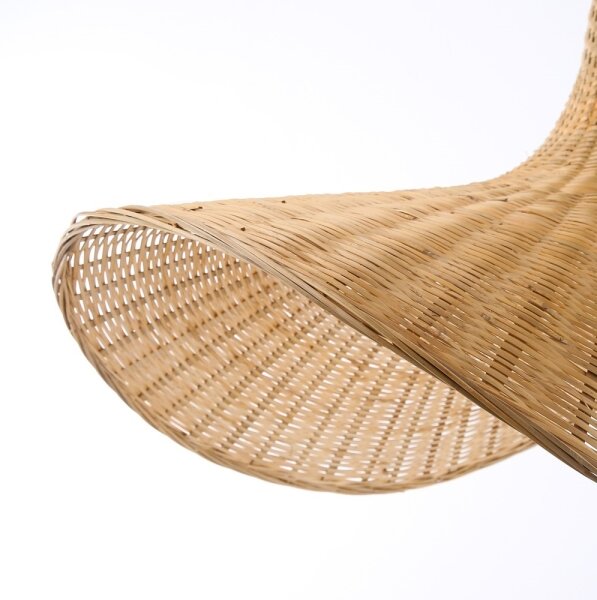 Immax 08290L - Пендел SOMBRERO 1xE27/40W/230V Ø 80 cm ратан