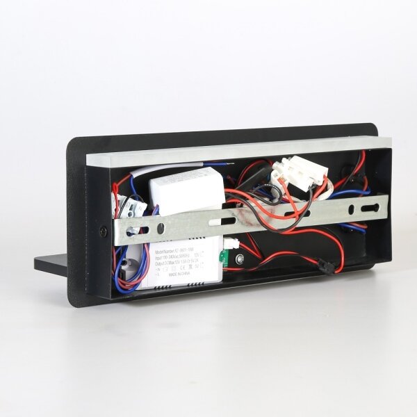 Immax 08287L-LED Стенна лампа с рафт, USB и безжично зареждане LED/3W/230V + LED/3W