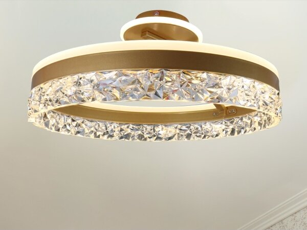 Brilagi - LED Димируем полилей за повърхностен монтаж LED/86W/230V 3000-6500K златист + д.у