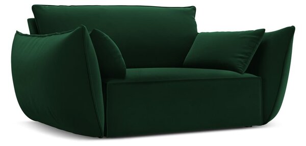 Тъмнозелено кадифено кресло Vanda – Mazzini Sofas