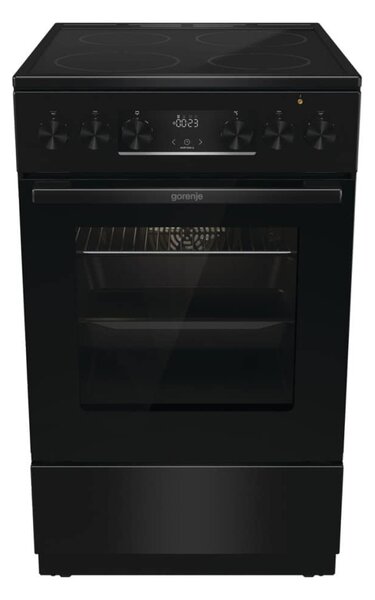 Готварска печка Gorenje GEC5C40BG, клас A, 70л. обем, 4 нагревателни зони, хидролитично почистване, функция за размразяване, FastPreheat, черна