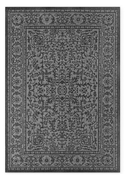 Черно-бял килим за открито и закрито 200x290 cm Duet Kona – NORTHRUGS