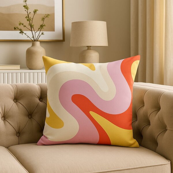 Калъфка за възглавница 43x43 cm Raspberry Creamsicle – Mila Home