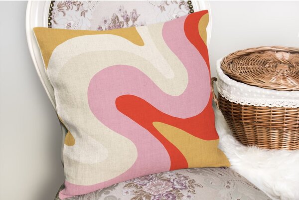 Калъфка за възглавница 43x43 cm Raspberry Creamsicle – Mila Home