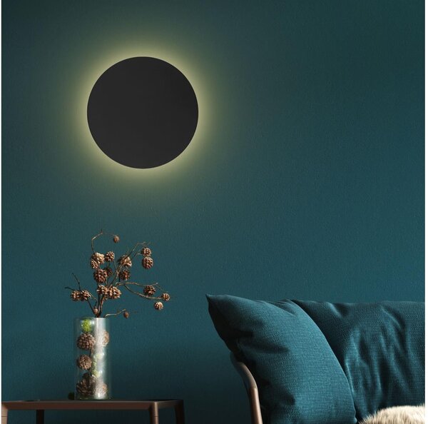 Аплик LUNA 4xG9/8W/230V Ø 40 см черен