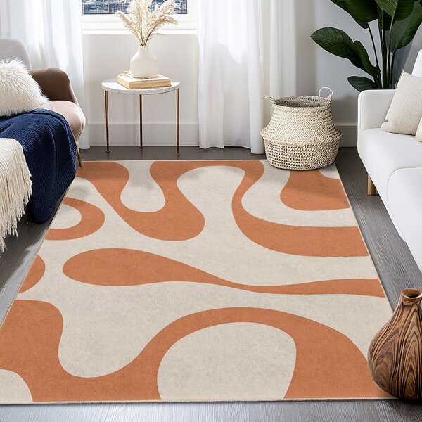 Оранжев килим подходящ за пране 60x100 cm Caramel Latte – Mila Home