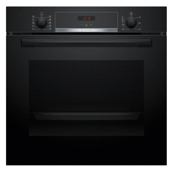 Фурна за вграждане Bosch HBA554EB3, клас A+, 71л. обем, 3D система за равномерно печене, черна