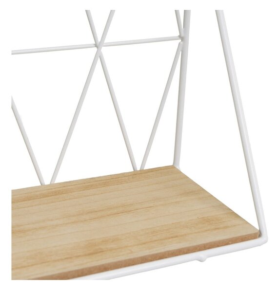 Рафт в бяло и натурално 48 cm - Casa Selección